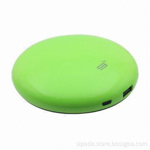 Colorful mini portable power bank with no screw